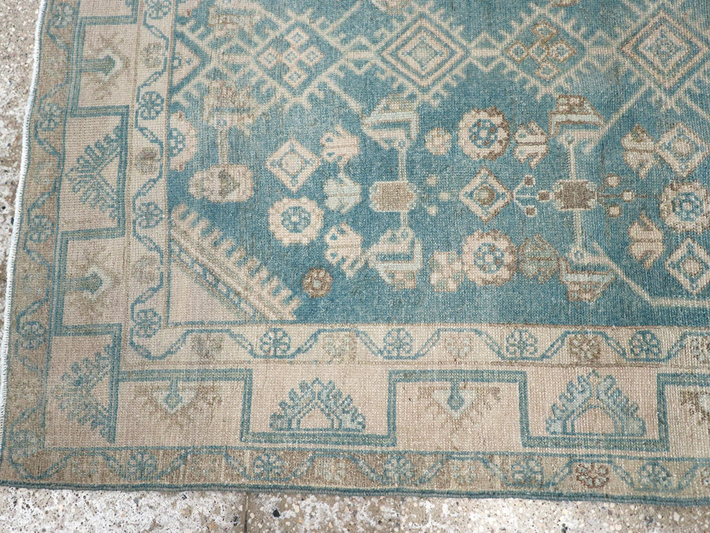 Vintage Persian Malayer Throw Rug, No.32802 - Gsblank