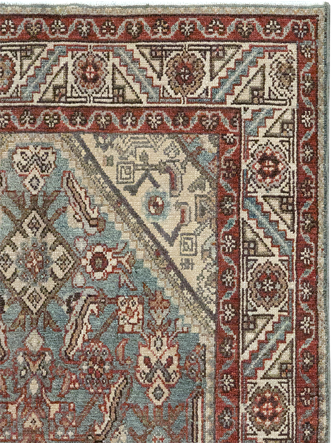 Antique Persian Malayer Throw Rug, No.32803 - Gsblank
