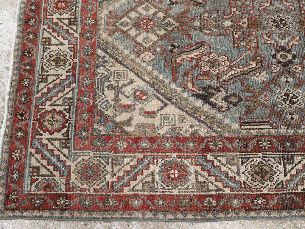 Antique Persian Malayer Throw Rug, No.32803 - Gsblank