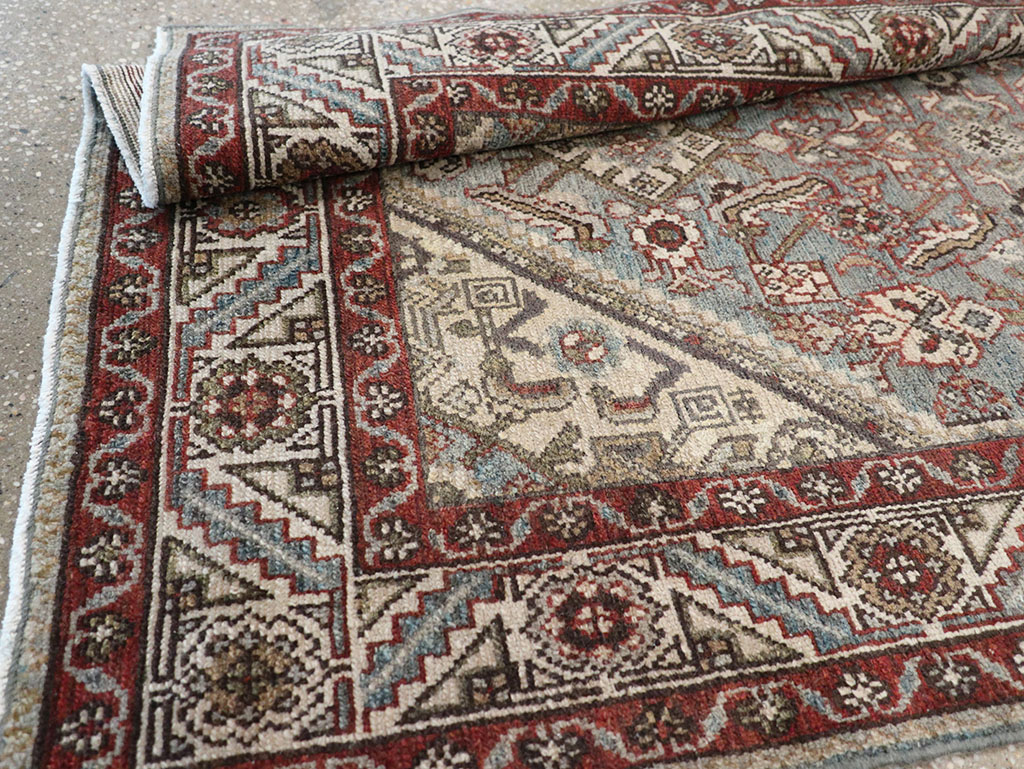 Antique Persian Malayer Throw Rug, No.32803 - Gsblank