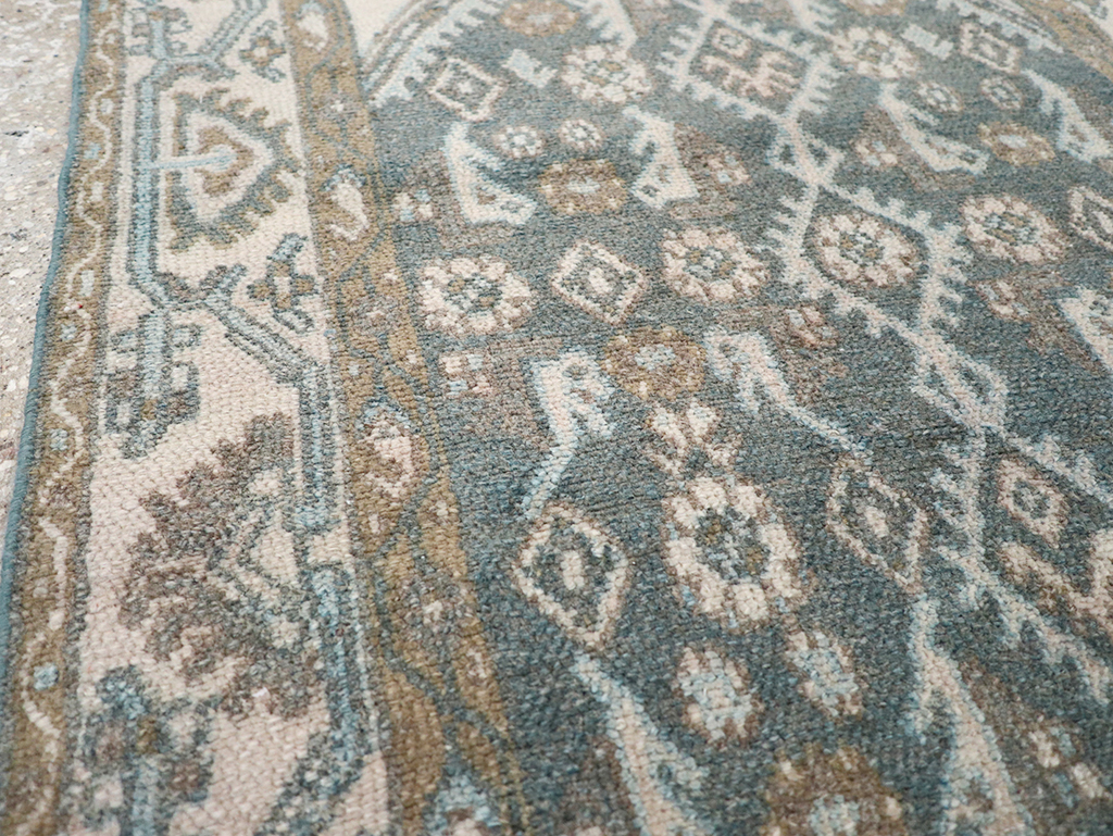 Vintage Persian Malayer Throw Rug, No.32808 - Gsblank