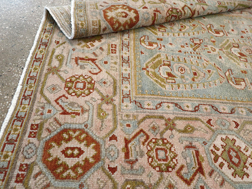 Vintage Persian Malayer Throw Rug, No.32809 - Gsblank