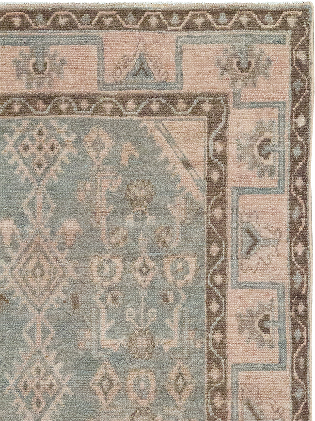 Vintage Persian Malayer Throw Rug, No.32811 - Gsblank