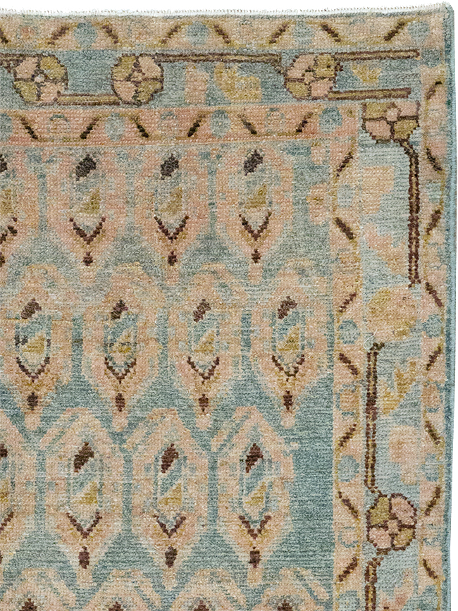 Vintage Persian Malayer Throw Rug, No.32814 - Gsblank