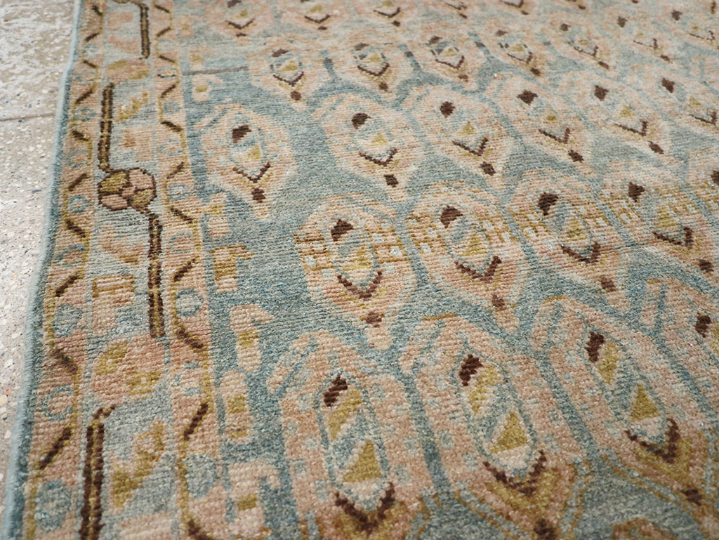 Vintage Persian Malayer Throw Rug, No.32814 - Gsblank