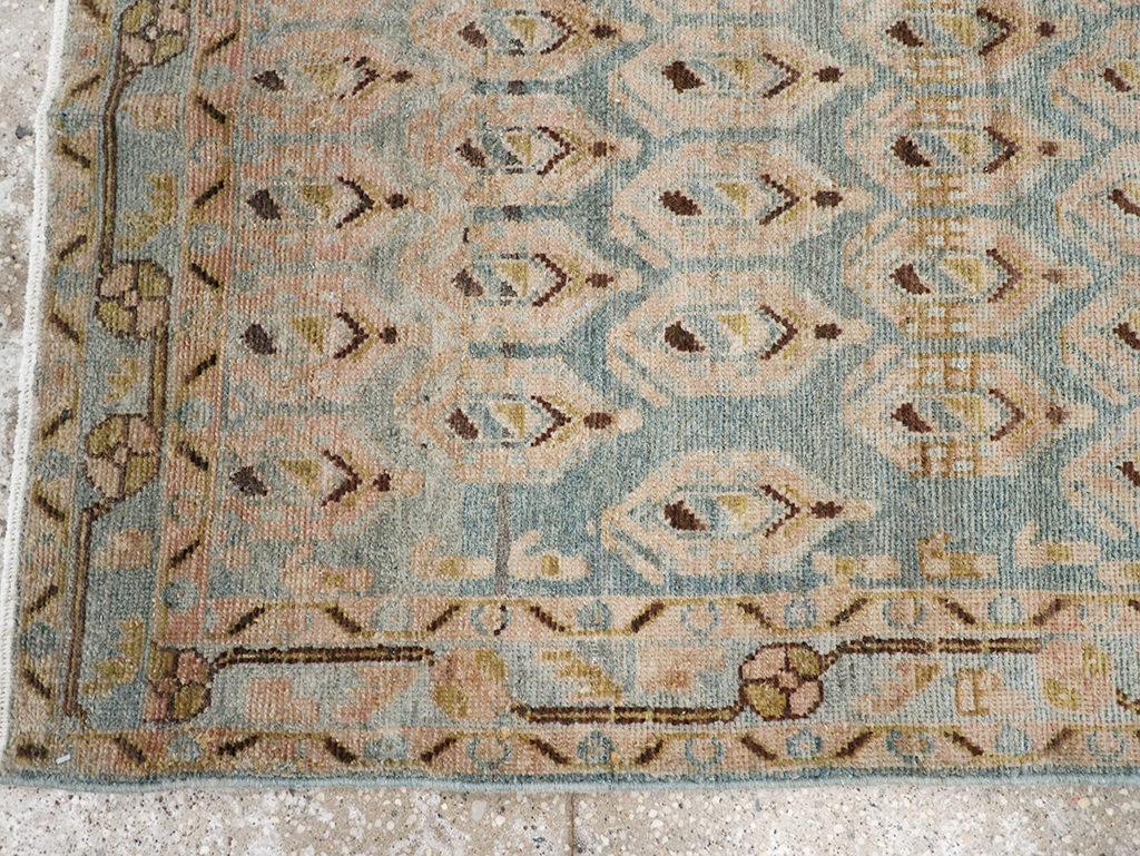 Vintage Persian Malayer Throw Rug, No.32814 - Gsblank