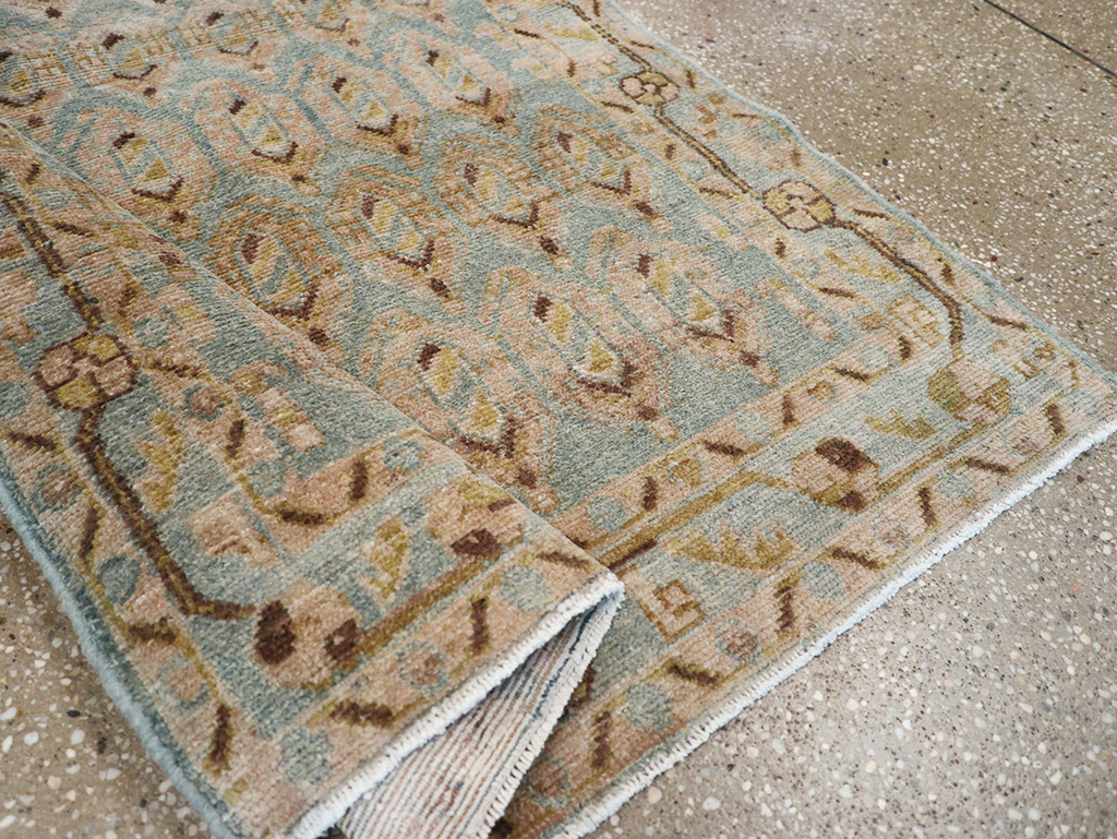 Vintage Persian Malayer Throw Rug, No.32814 - Gsblank