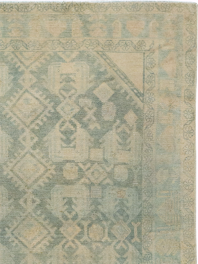 Vintage Persian Malayer Throw Rug, No.32821 - Gsblank