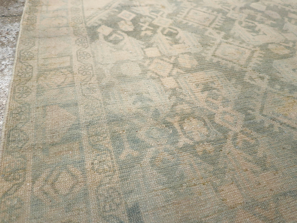 Vintage Persian Malayer Throw Rug, No.32821 - Gsblank