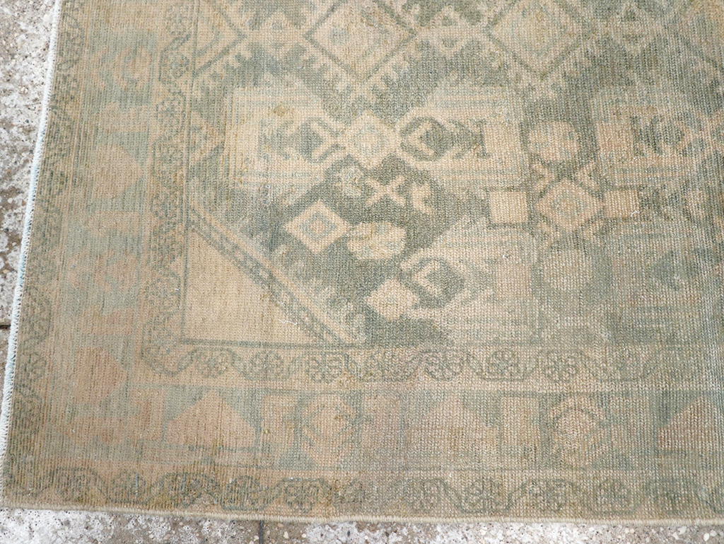 Vintage Persian Malayer Throw Rug, No.32821 - Gsblank