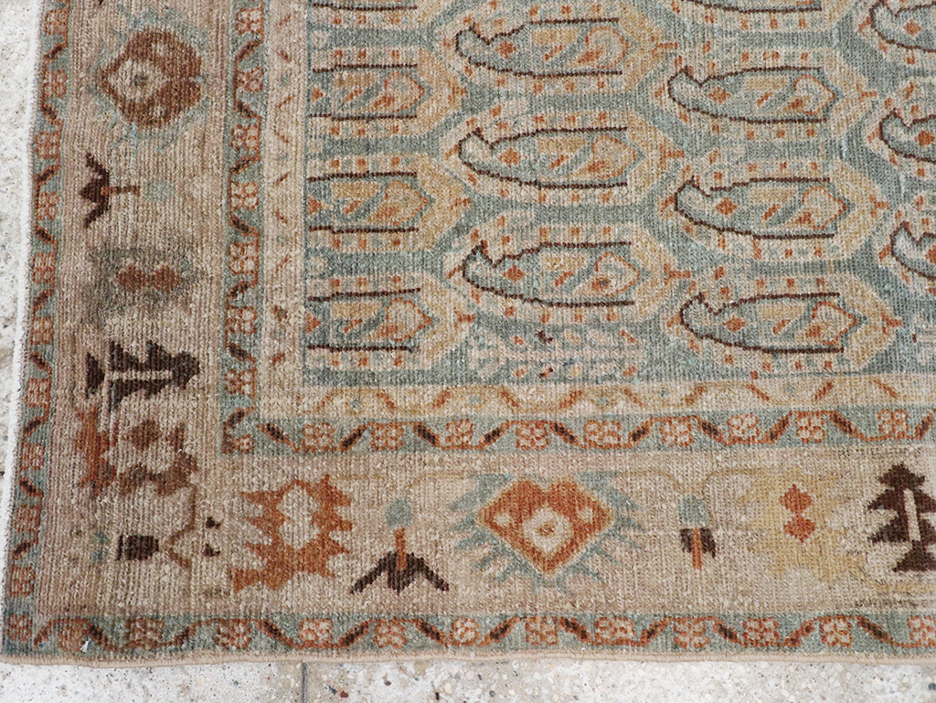 Vintage Persian Malayer Throw Rug, No.32822 - Gsblank