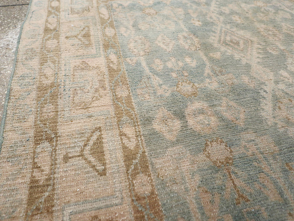 Vintage Persian Malayer Throw Rug, No.32823 - Gsblank