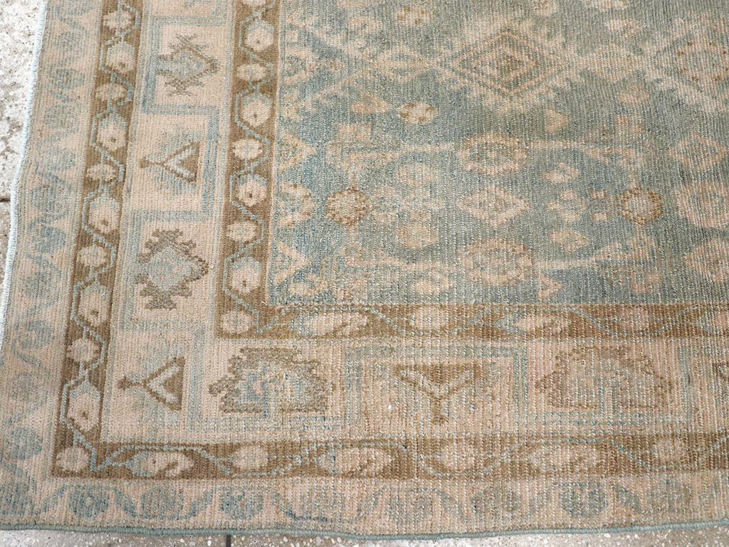 Vintage Persian Malayer Throw Rug, No.32823 - Gsblank