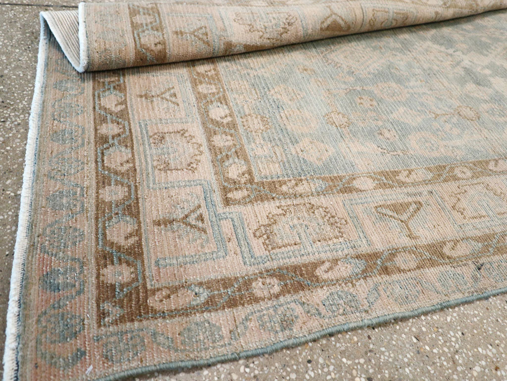 Vintage Persian Malayer Throw Rug, No.32823 - Gsblank