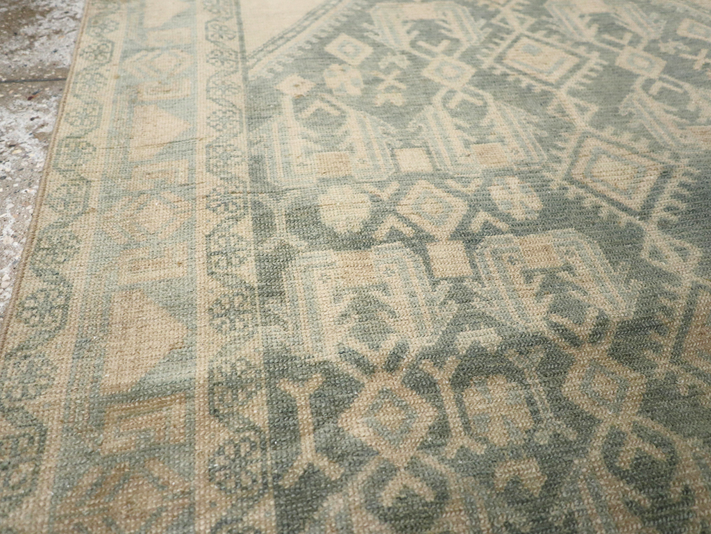 Vintage Persian Malayer Throw Rug, No.32826 - Gsblank