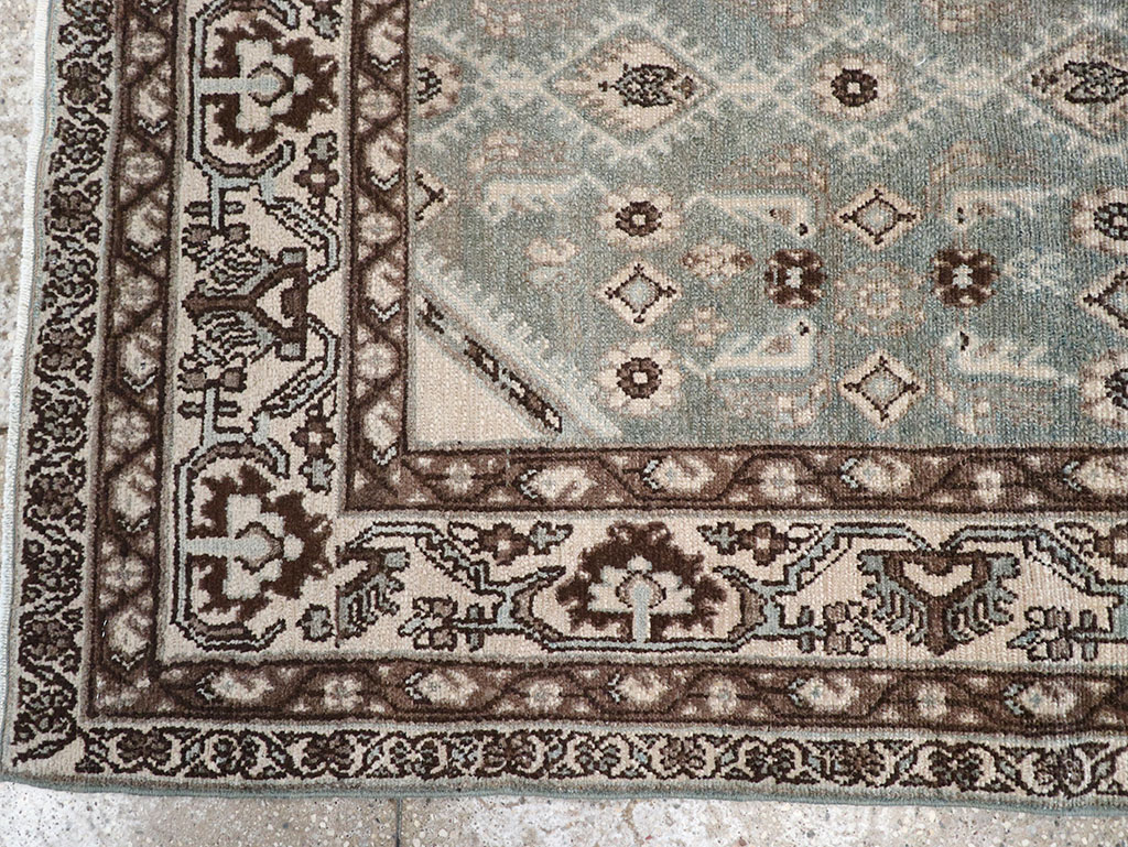 Vintage Persian Malayer Throw Rug, No.32827 - Gsblank