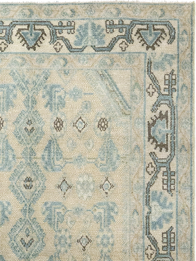 Vintage Persian Malayer Throw Rug, No.32828 - Gsblank