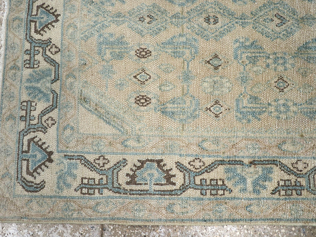 Vintage Persian Malayer Throw Rug, No.32828 - Gsblank