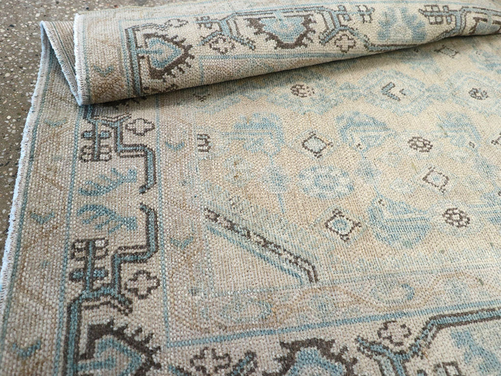 Vintage Persian Malayer Throw Rug, No.32828 - Gsblank