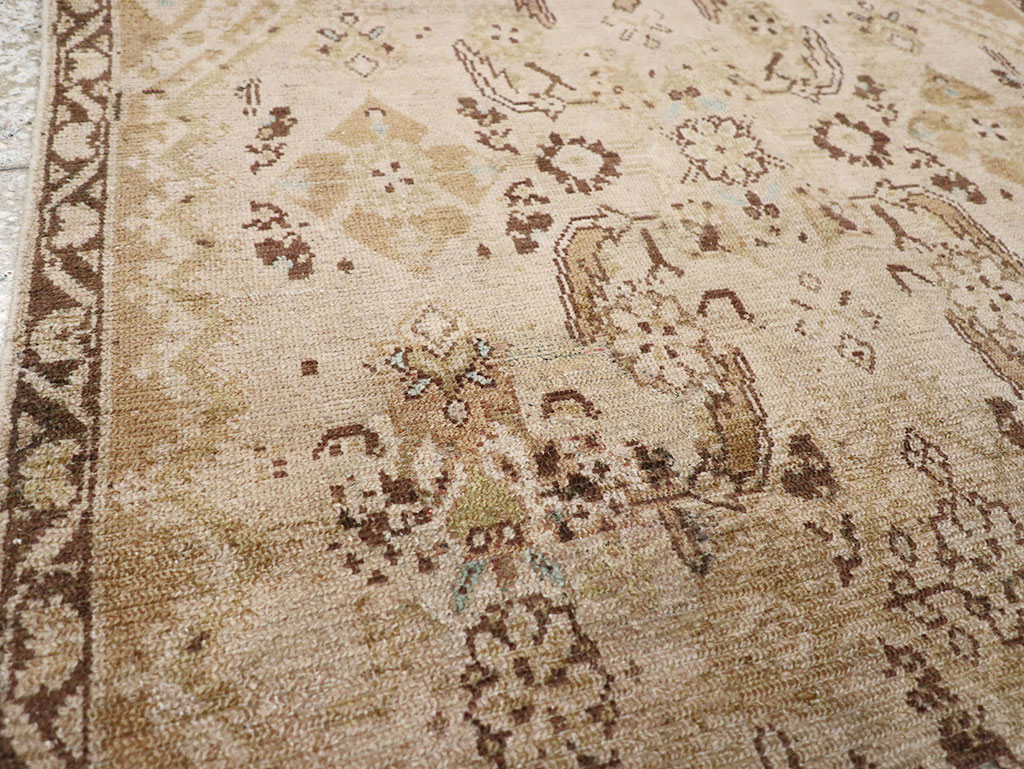 Vintage Persian Malayer Accent Rug, No.32829 - Gsblank