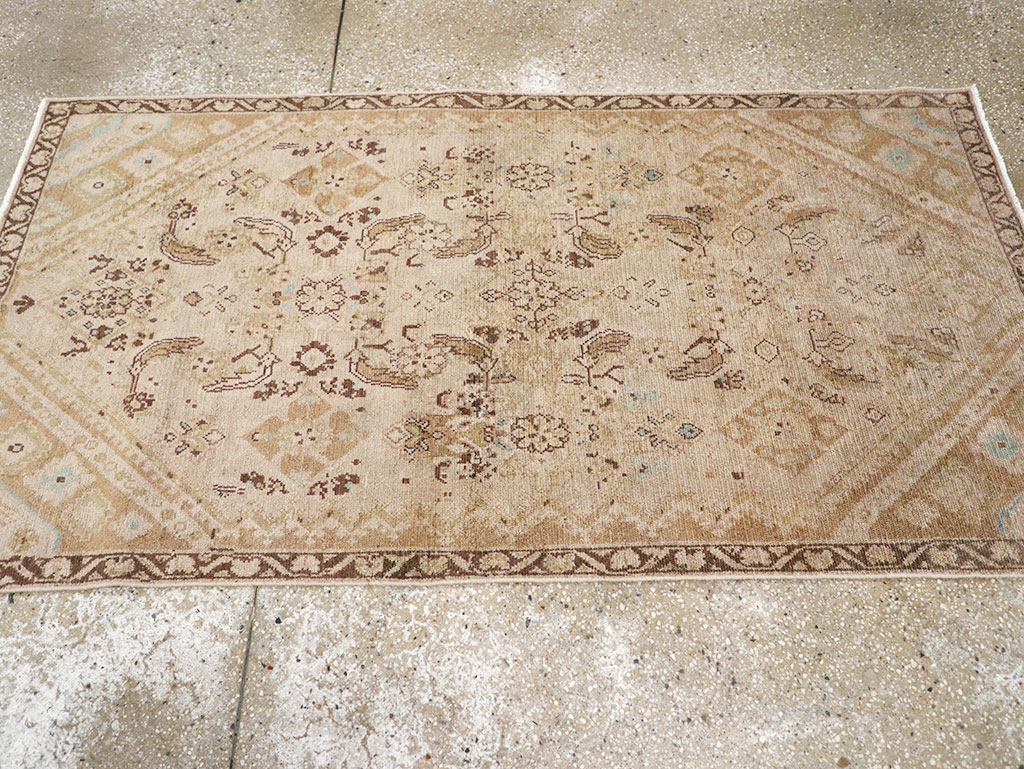 Vintage Persian Malayer Accent Rug, No.32829 - Gsblank