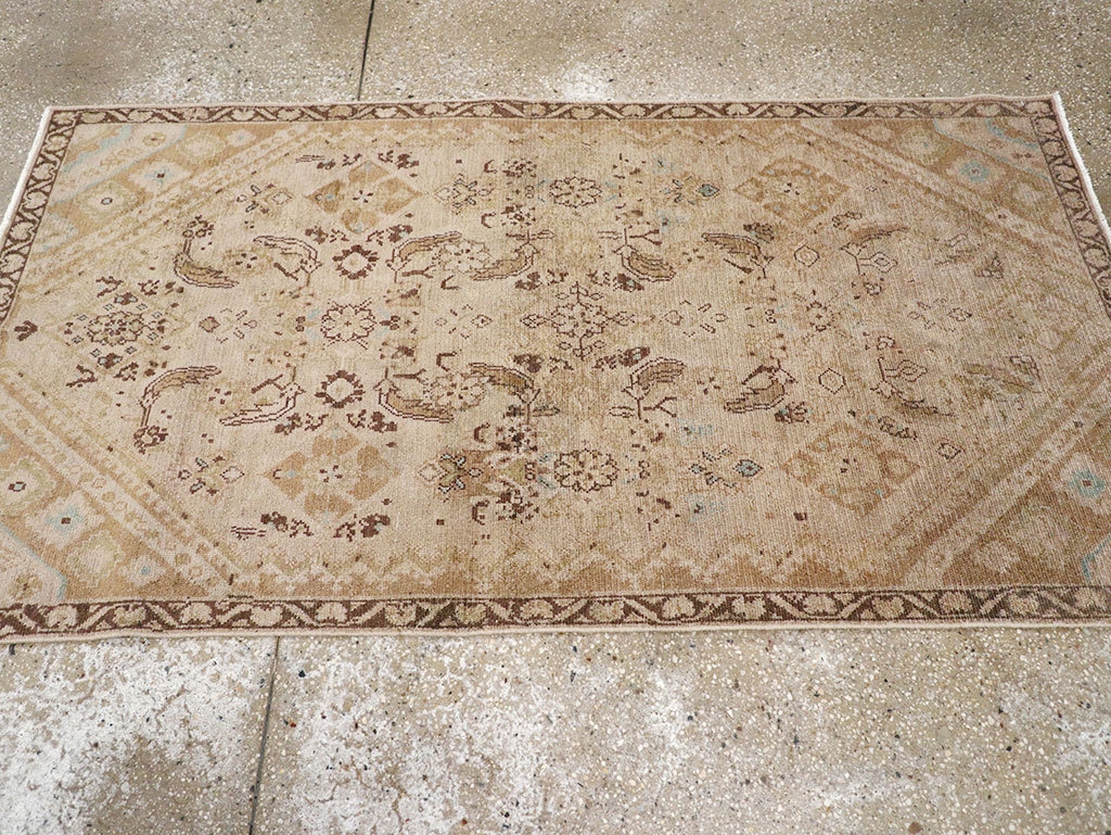 Vintage Persian Malayer Accent Rug, No.32829 - Gsblank