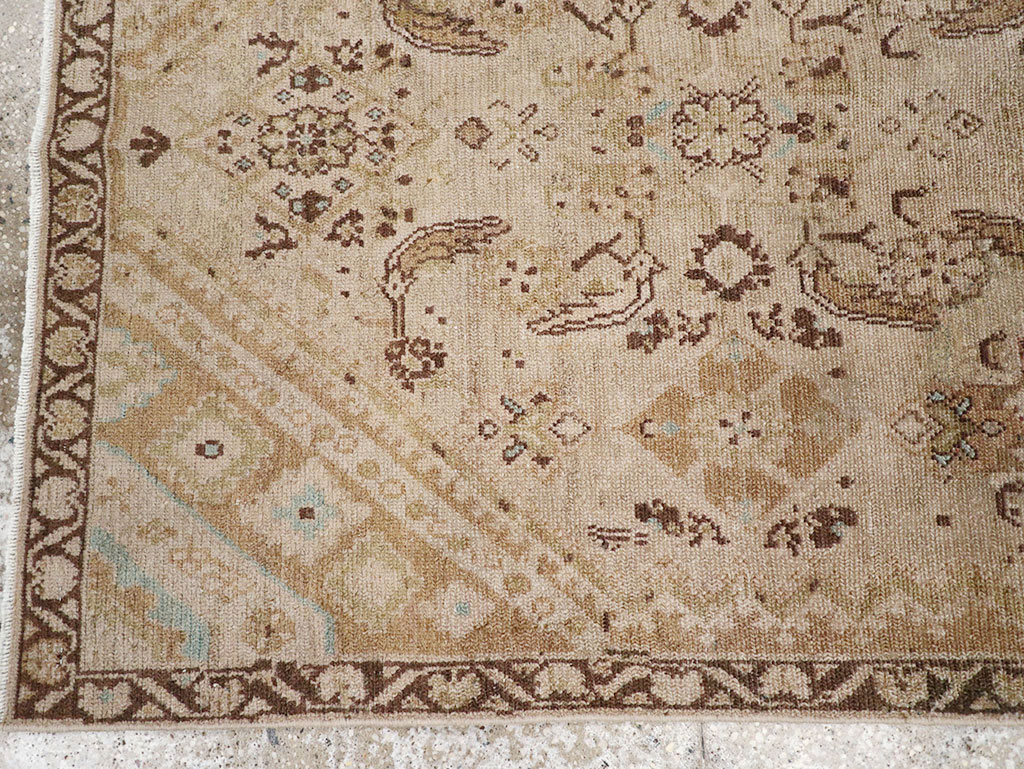 Vintage Persian Malayer Accent Rug, No.32829 - Gsblank