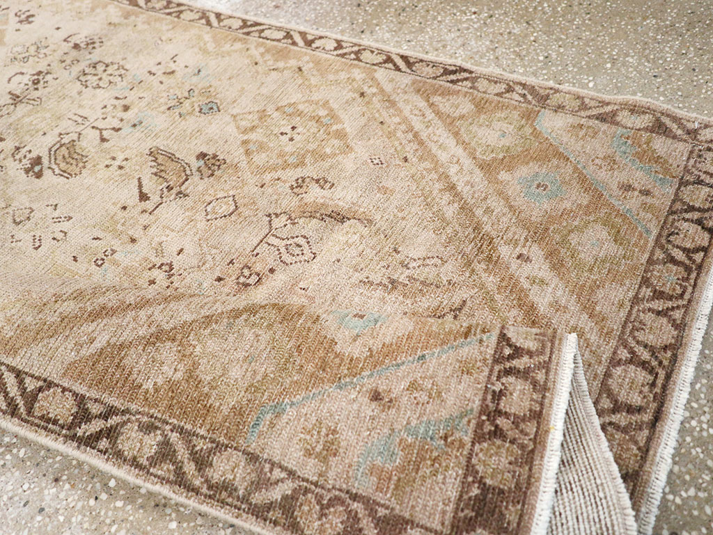 Vintage Persian Malayer Accent Rug, No.32829 - Gsblank