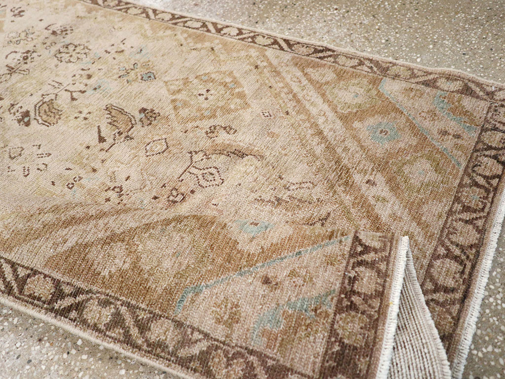 Vintage Persian Malayer Accent Rug, No.32829 - Gsblank