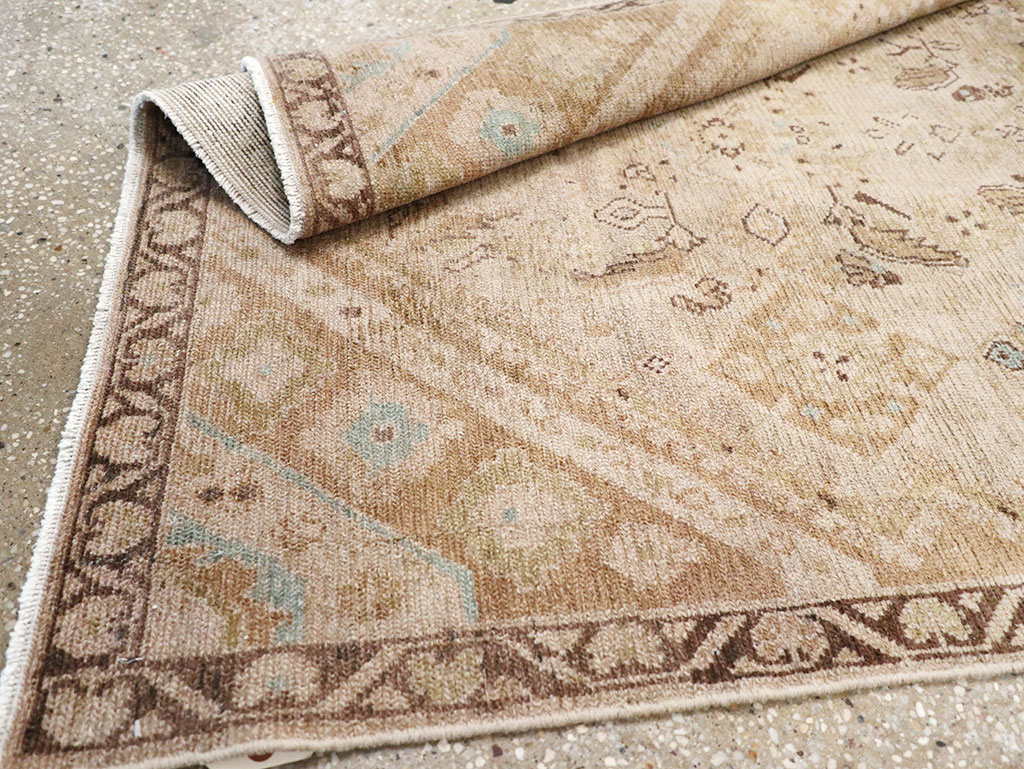 Vintage Persian Malayer Accent Rug, No.32829 - Gsblank