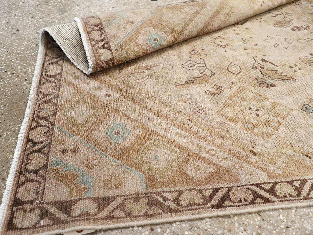 Vintage Persian Malayer Accent Rug, No.32829 - Gsblank