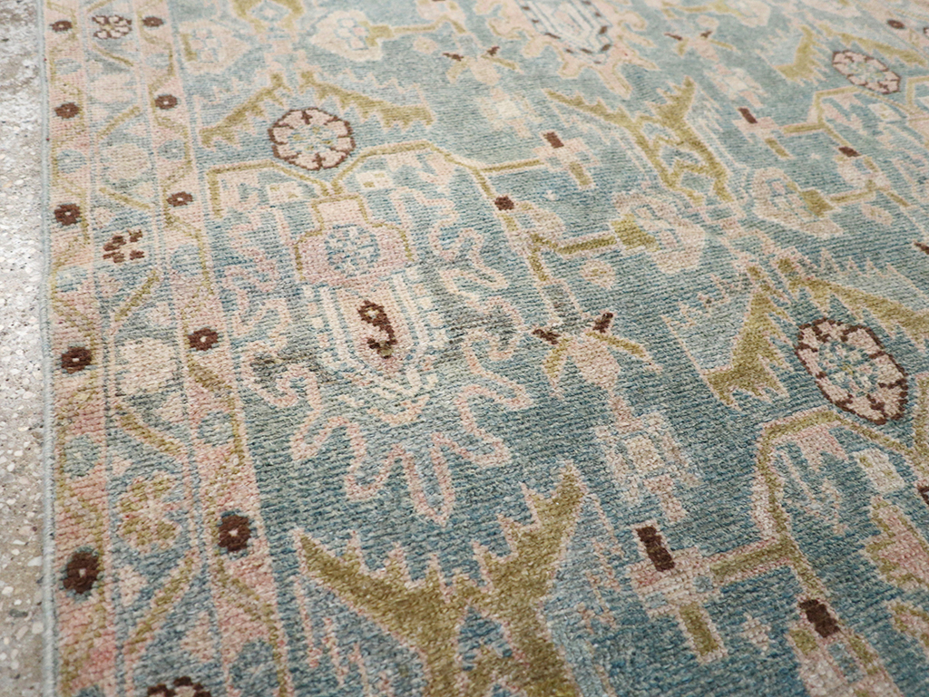 Vintage Persian Malayer Throw Rug, No.32831 - Gsblank