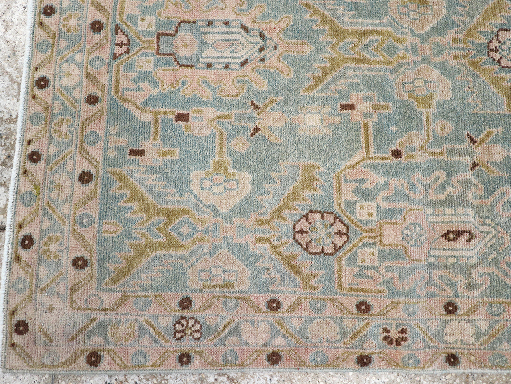 Vintage Persian Malayer Throw Rug, No.32831 - Gsblank