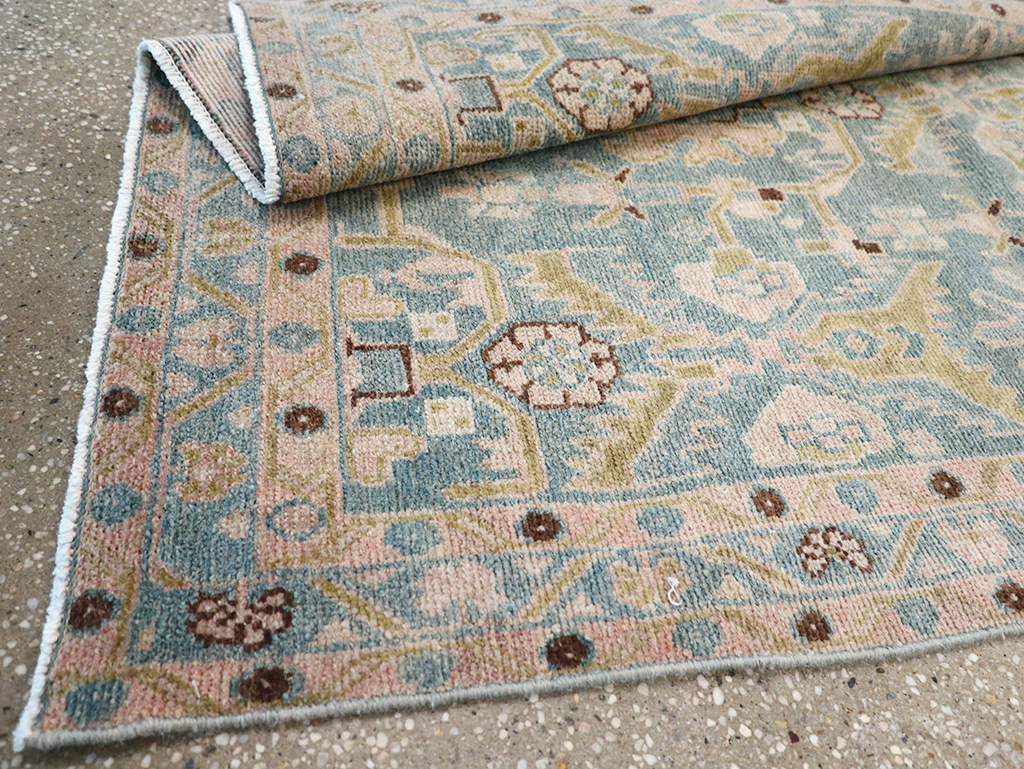 Vintage Persian Malayer Throw Rug, No.32831 - Gsblank