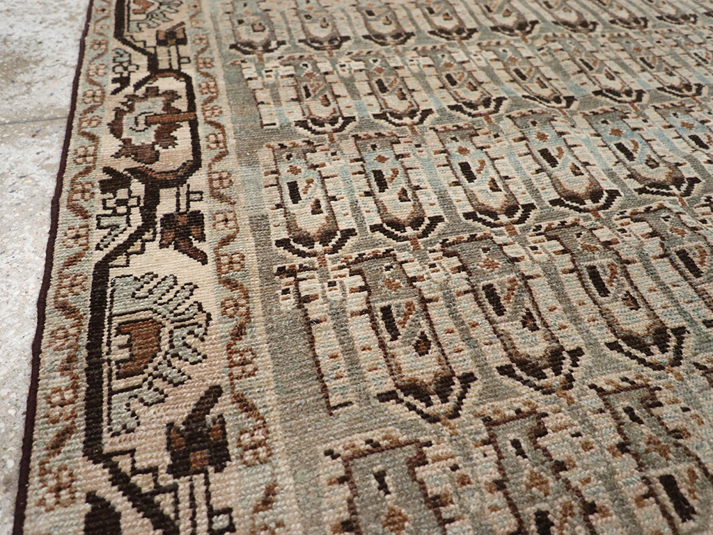 Vintage Persian Malayer Accent Rug, No.32833 - Gsblank