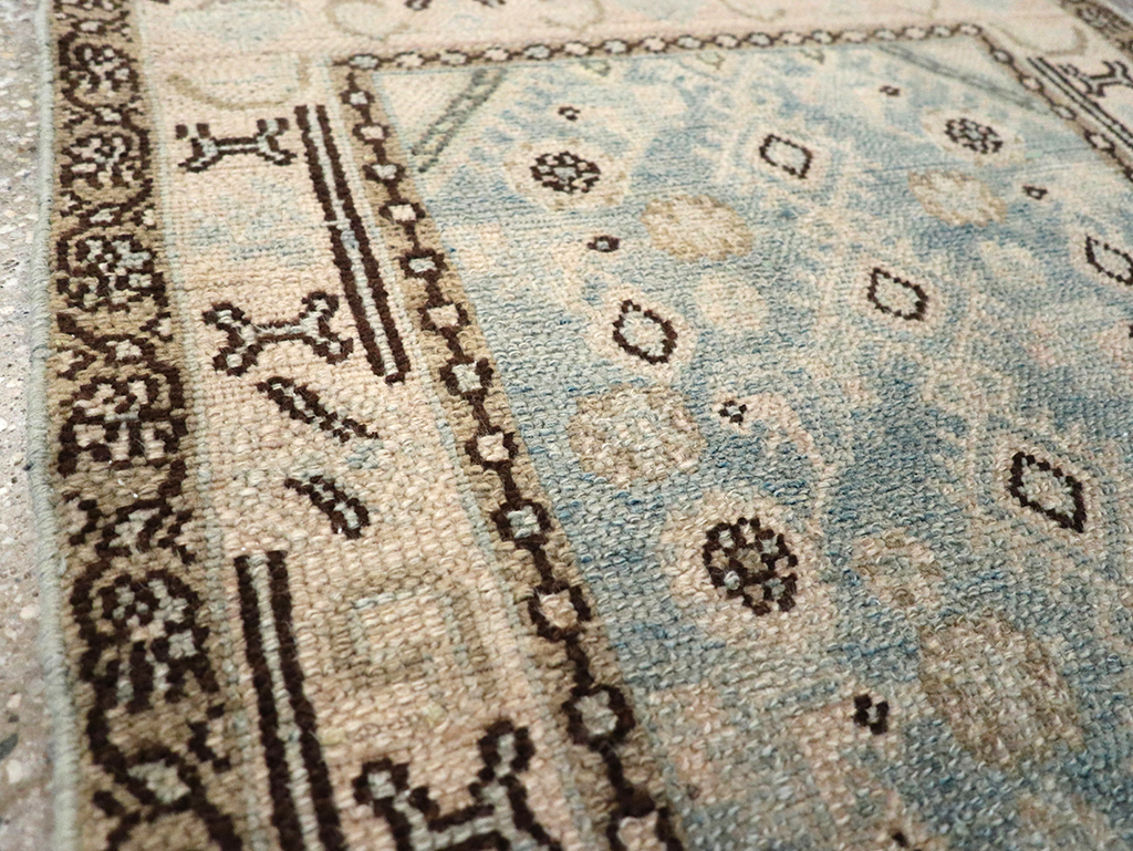 Vintage Persian Malayer Throw Rug, No.32834 - Gsblank