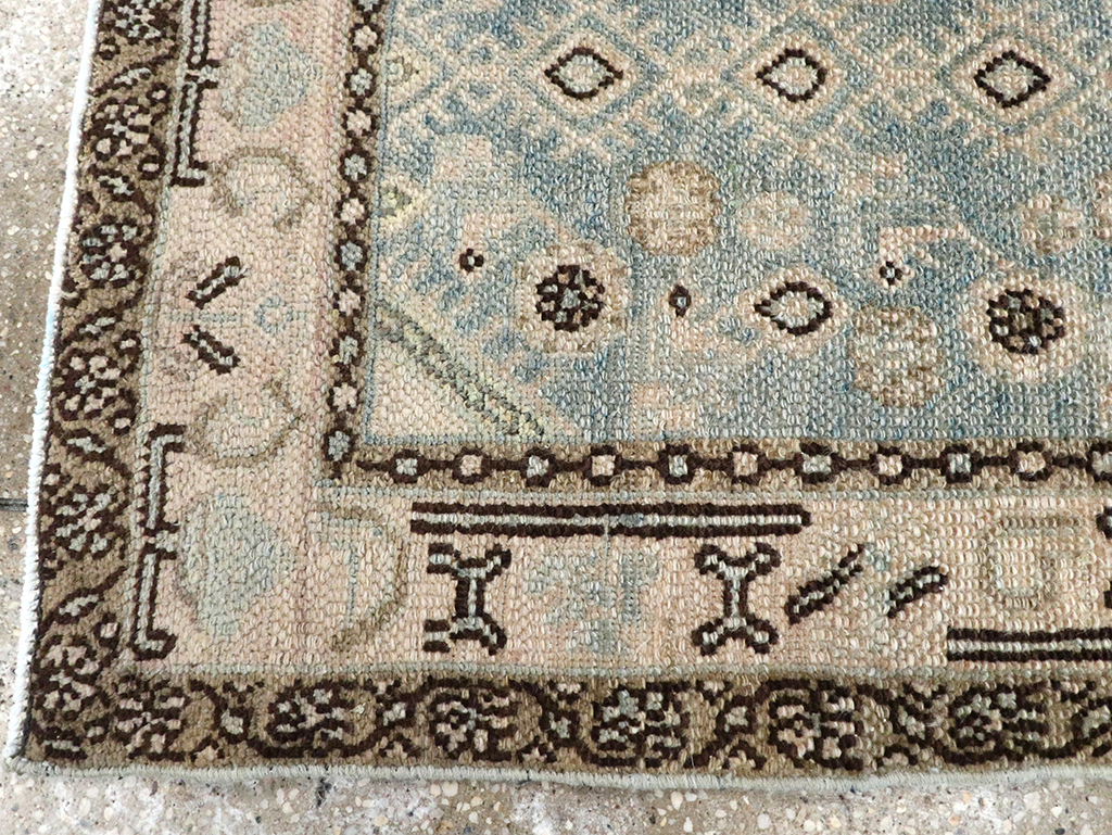 Vintage Persian Malayer Throw Rug, No.32834 - Gsblank