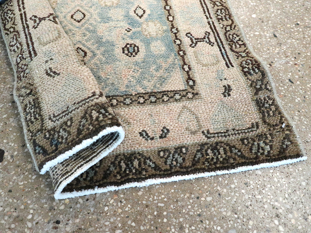 Vintage Persian Malayer Throw Rug, No.32834 - Gsblank