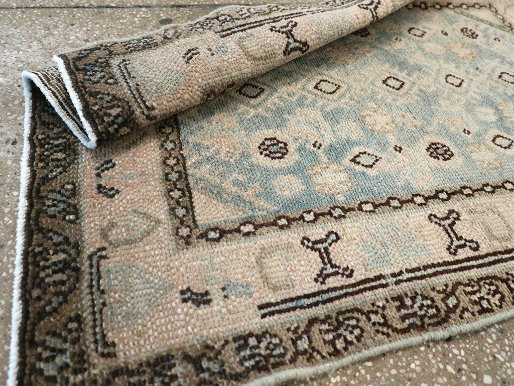 Vintage Persian Malayer Throw Rug, No.32834 - Gsblank
