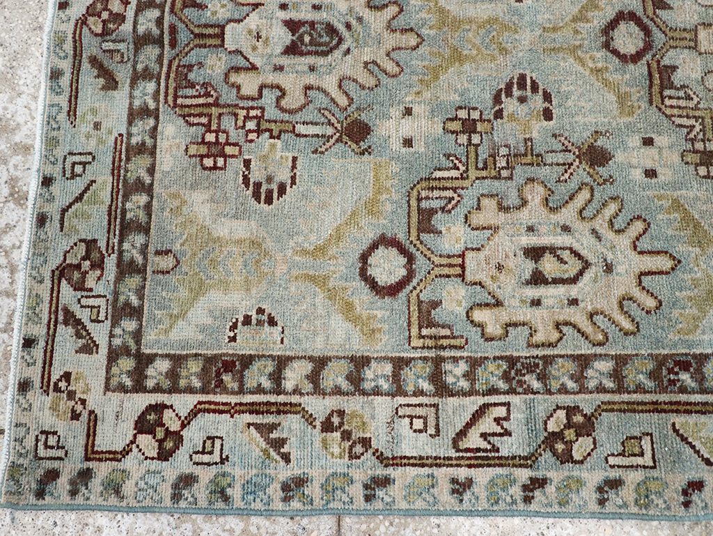 Vintage Persian Malayer Throw Rug, No.32837 - Gsblank