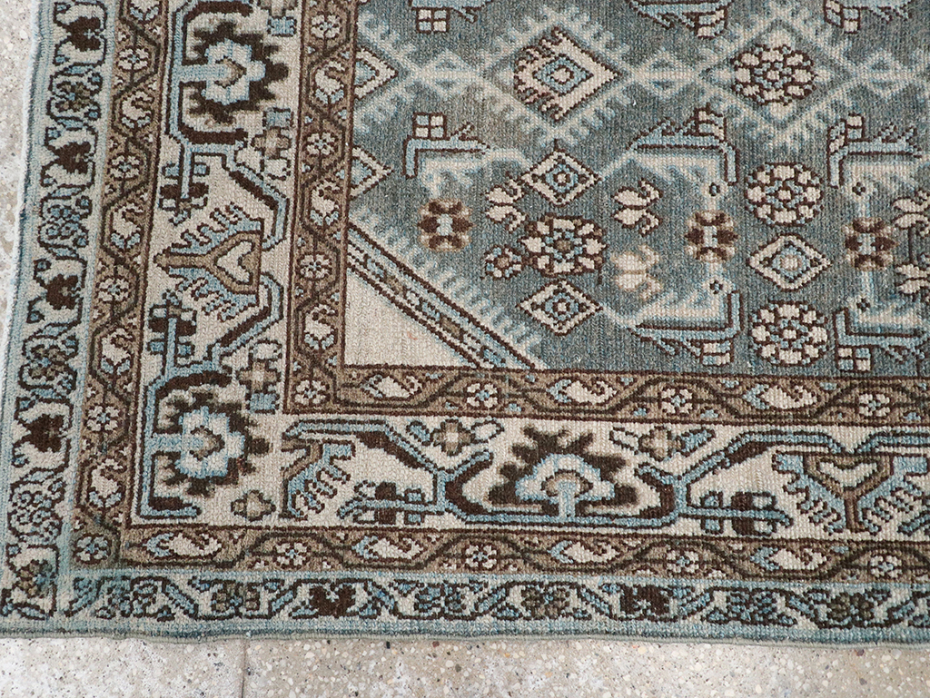 Vintage Persian Malayer Throw Rug, No.32839 - Gsblank