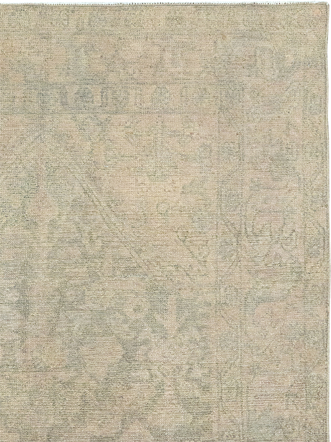 Vintage Persian Malayer Throw Rug, No.32846 - Gsblank