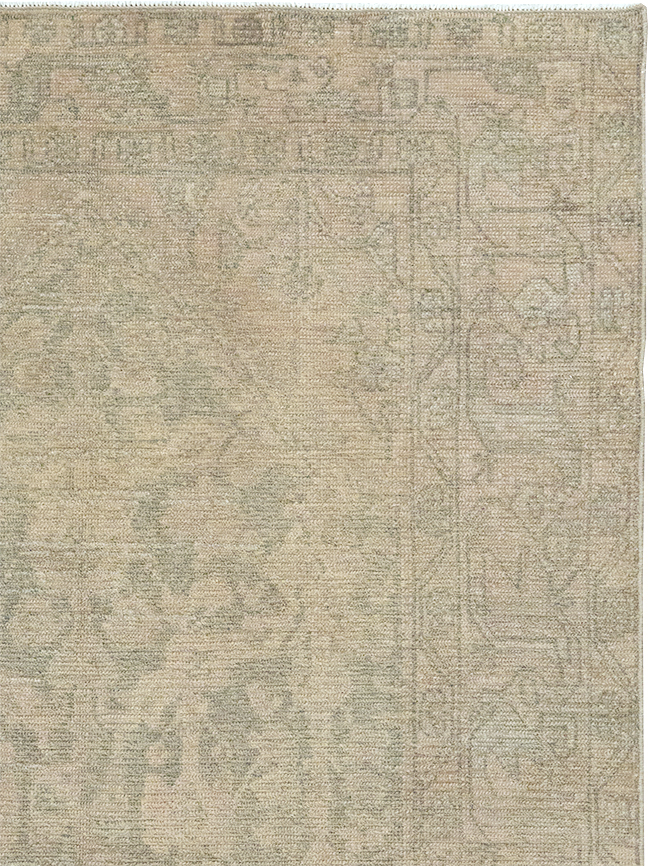 Vintage Persian Malayer Throw Rug, No.32846 - Gsblank