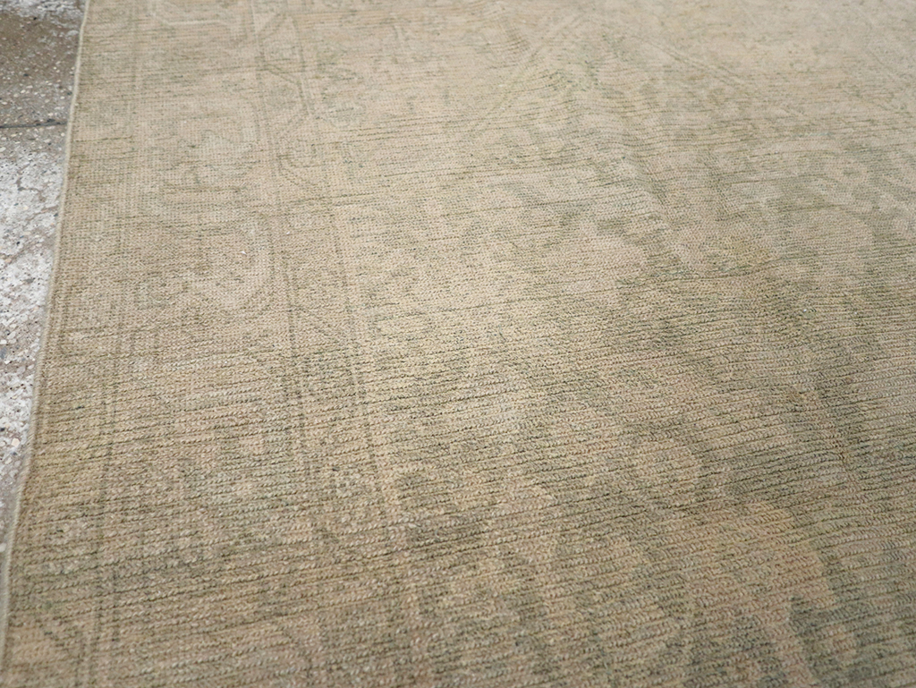 Vintage Persian Malayer Throw Rug, No.32846 - Gsblank