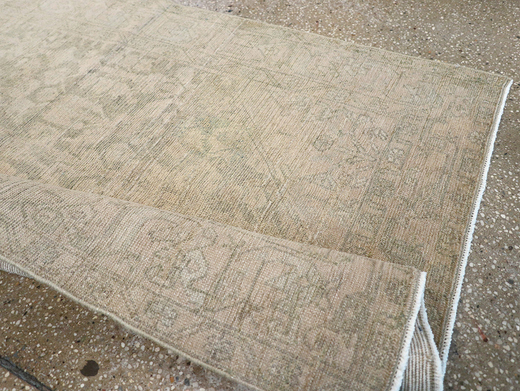 Vintage Persian Malayer Throw Rug, No.32846 - Gsblank