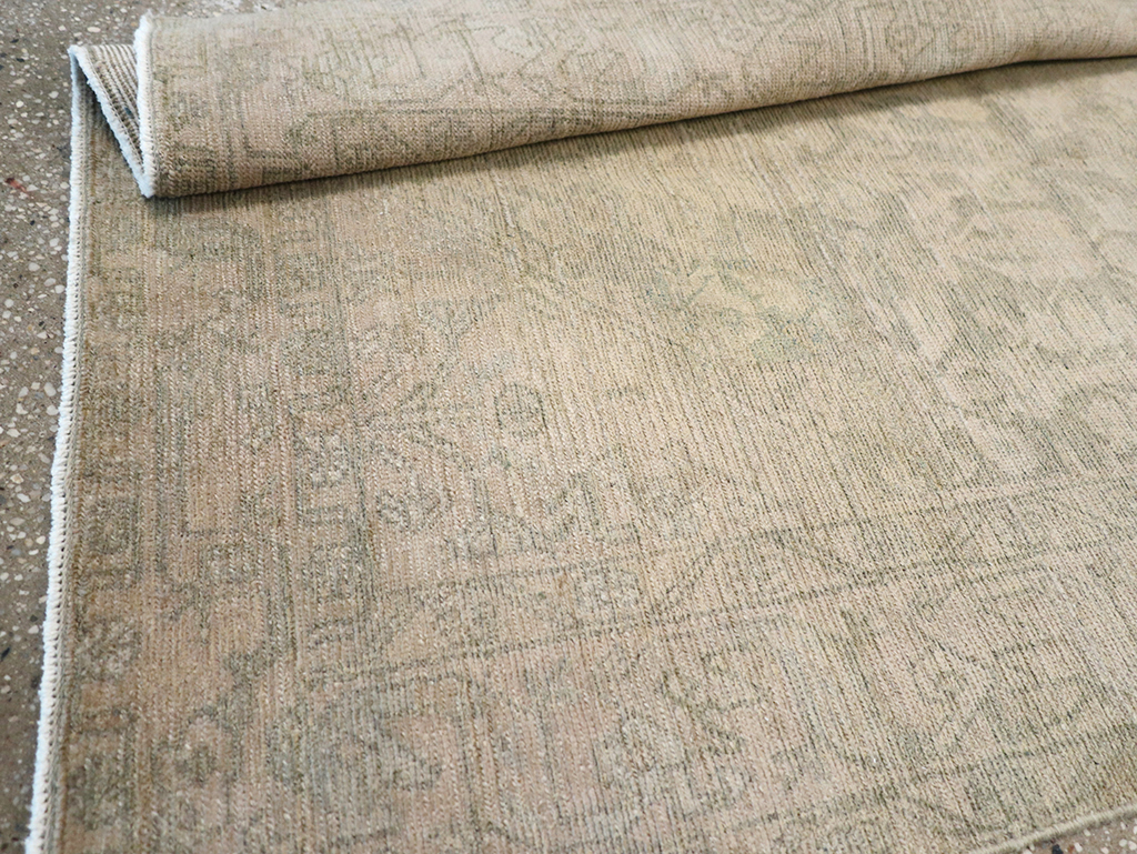 Vintage Persian Malayer Throw Rug, No.32846 - Gsblank