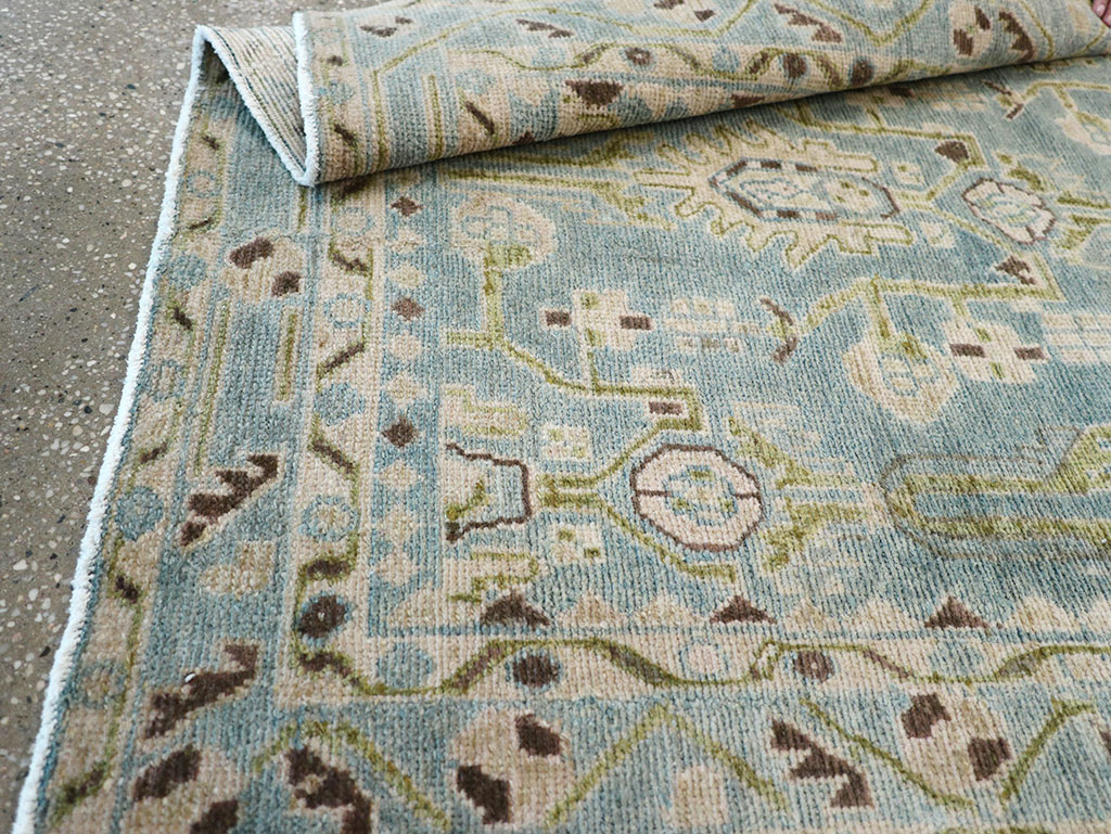 Vintage Persian Malayer Throw Rug, No.32848 - Gsblank