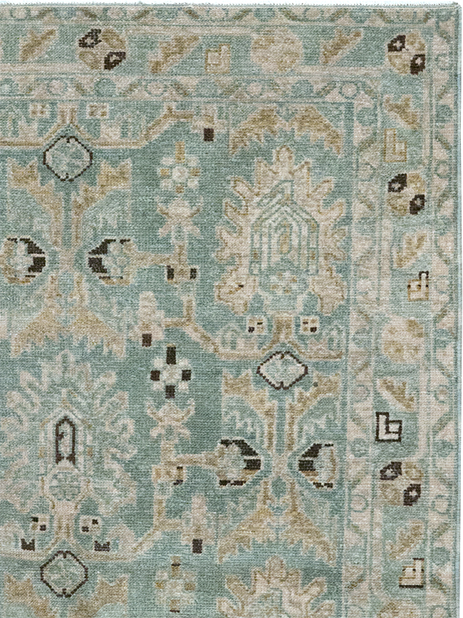 Vintage Persian Malayer Throw Rug, No.32850 - Gsblank