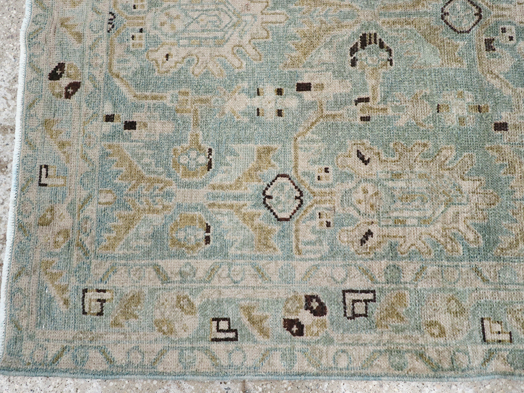 Vintage Persian Malayer Throw Rug, No.32850 - Gsblank