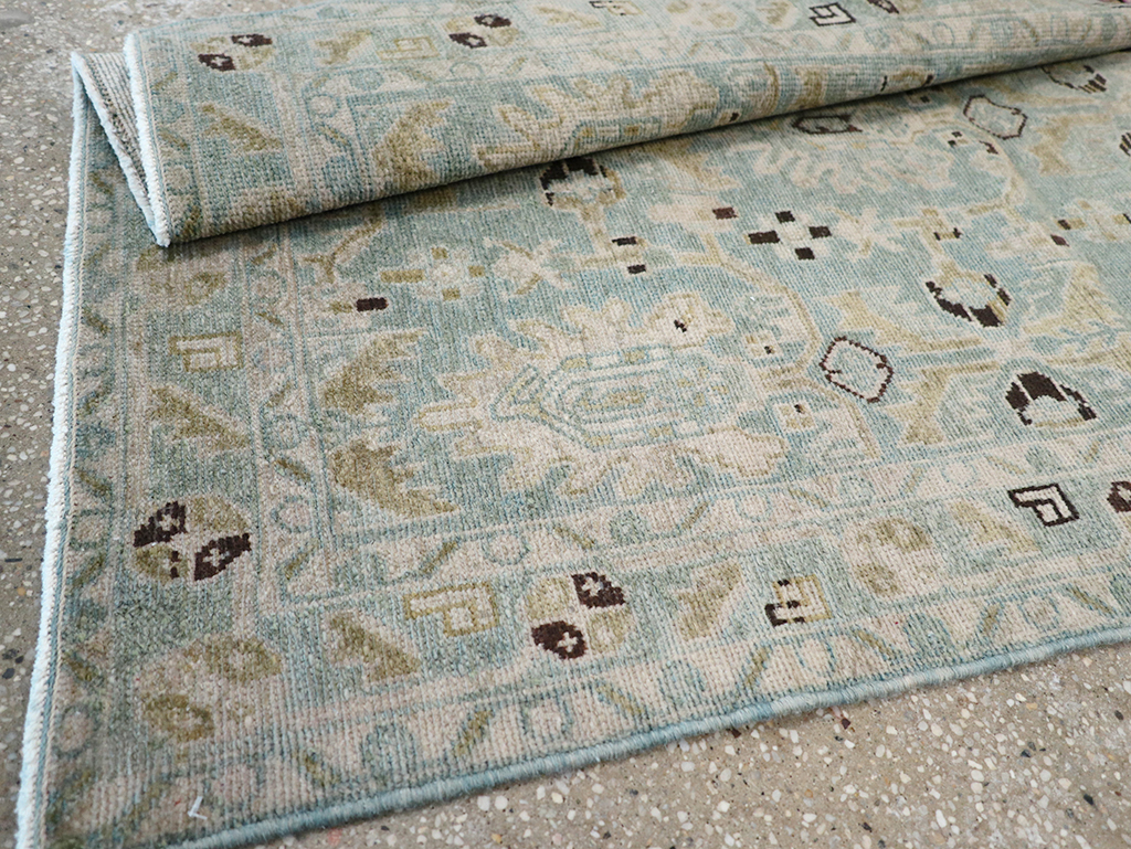 Vintage Persian Malayer Throw Rug, No.32850 - Gsblank